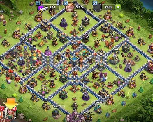 CLASH OF CLANS 15 BB KELEPİR HESAP