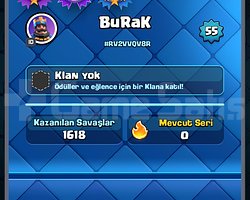 10.800 kupa clash royale hesap