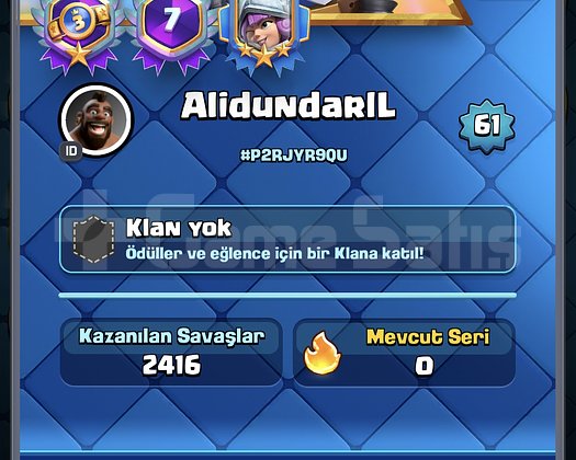11259 kupada 61 lvl hesap