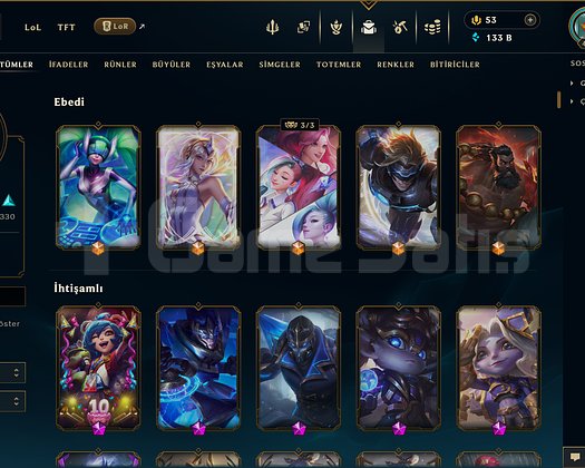 845 KOSTÜM 133K ÖZ 455 LVL EFSANE DOLU MAİL HESAP