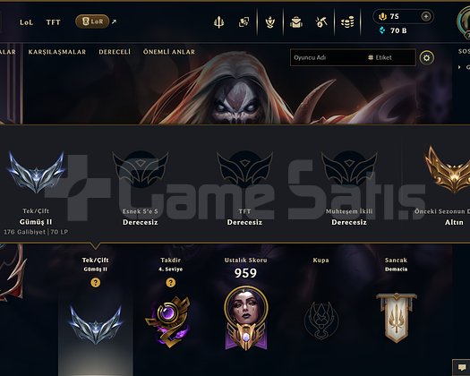 483 KOSTÜM 70K ÖZ 742 LVL EFSANE DOLU MAİL HESAP