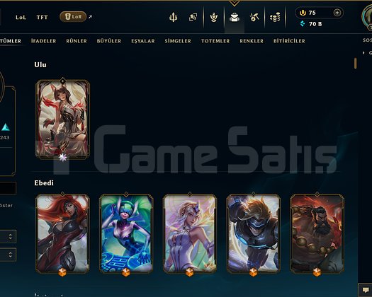 483 KOSTÜM 70K ÖZ 742 LVL EFSANE DOLU MAİL HESAP