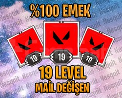 TR - 19 LEVEL - MAİL DEĞİŞEN - HESAPLAR!