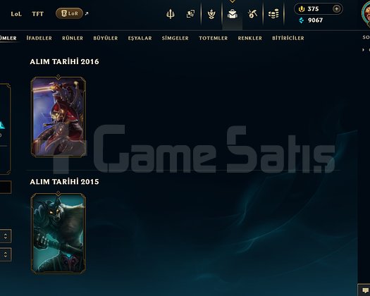 EUW FRESH HAZIR 6 SKIN 375RP 175TL