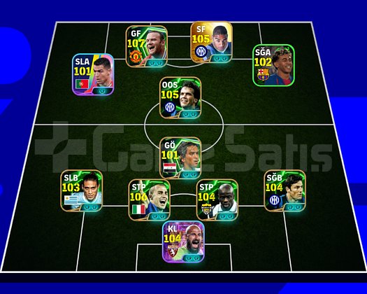 107 Rooney 105 Adriano Ve Daha Niceleri