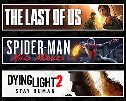 The Last Of Us 1 + Spider Man Miles +Dying Light 2