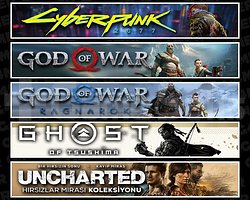 Cyberpunk + GOW + Ragnarök + Tsushima + Uncharted
