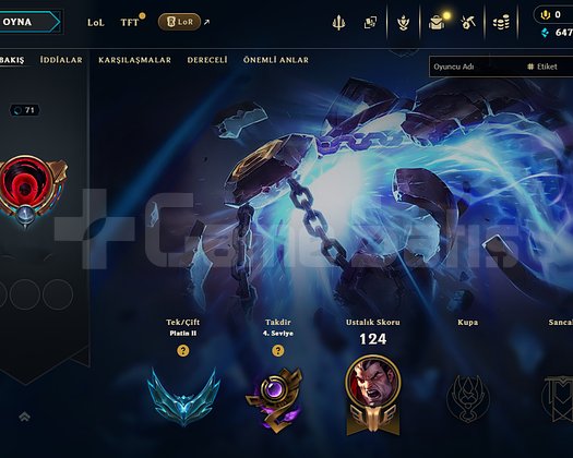 EUW PLAT 2 HANDMADE +35