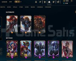 EUW 412Skin 19 İhtişam Gold4 76WR Sezon1 Acc