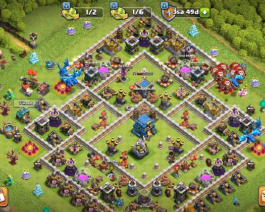 Clash royale ve clash of clans hesabı bir arada