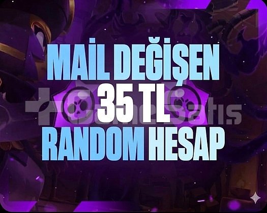 BRAWL STARS 35 RANDOM VİP HESAP