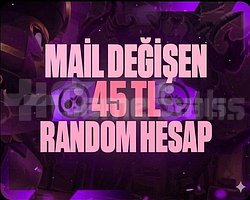 BRAWL STARS 45 RANDOM VİP HESAP