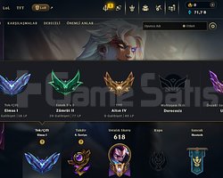 LoL + VALO SKIN + TFT  FULL RİOT HESAP