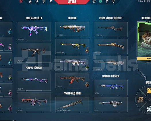 oni set ion set vct karambit chmp kelebek