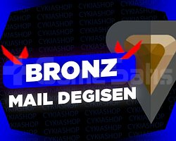 BRONZ/ MAİL DEĞİŞEN / GARANTİ + DESTEK