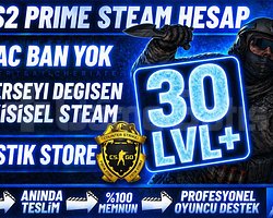 ANINDA / HERŞEYİ DEĞİŞEN + 30+ SEVİYE + PRIME CS2