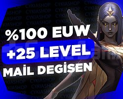 EUW / +25 LEVEL / MAİL DEĞİŞEN