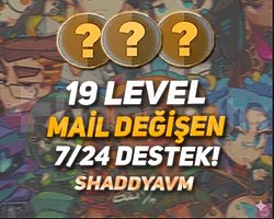 TR - MAİL DEĞİŞEN - 19 LEVEL - HESAPLAR!