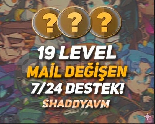 TR - MAİL DEĞİŞEN - 19 LEVEL - HESAPLAR!