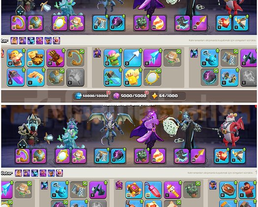 TH18COC |  ÖZEL SETLER + ÖZEL ARKAPLANLAR