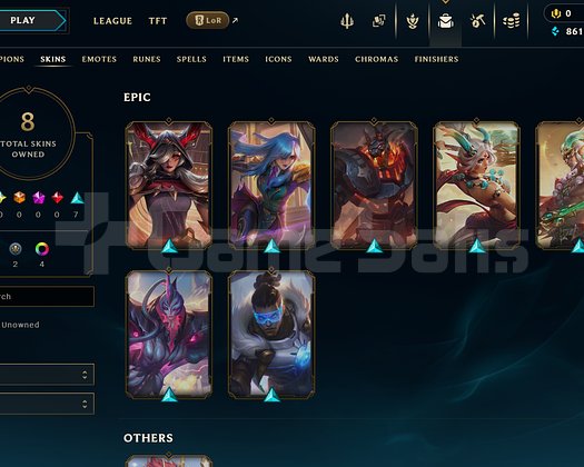 TR Gold 4 | 8 Kostüm - 85 Hero | LoL Hesap