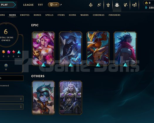 TR Unranked | 6 Kostüm - 34 Hero | LoL Hesap