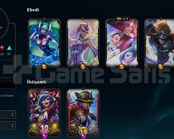 LOL WEST ELMAS 2 230 SKİN BÜTÜN ŞAMPİYONLAR AÇIK
