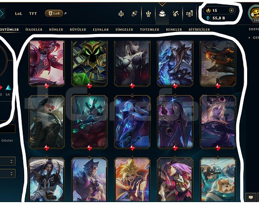 288 LEVEL / 114 SKİN / FUL HERO +MAİL +13K SATIŞ