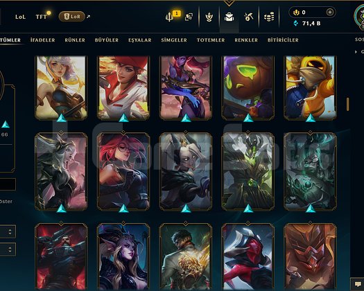 559 LEVEL / 182 SKİN / FUL HERO +MAİL +13K SATIŞ