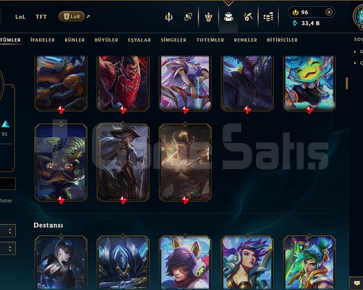 298 LEVEL / 202 SKİN / FUL HERO +MAİL +13K SATIŞ
