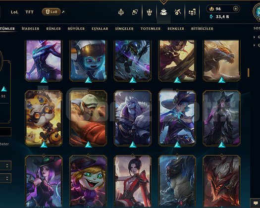 298 LEVEL / 202 SKİN / FUL HERO +MAİL +13K SATIŞ