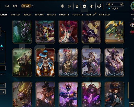 EUW 282 LEVEL MAİLLİ FRESH HANDMADE 46 SKİNLİ !!!