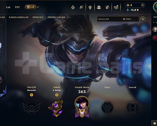 EUW 282 LEVEL MAİLLİ FRESH HANDMADE 46 SKİNLİ !!!