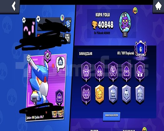 +80 KARAKTER DOLU DOLU 40K HESAP UCUZA GİDER
