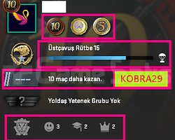 FACEİT+ 3 MADALYA 46 WİN 118 SAAT SEÇKİN
