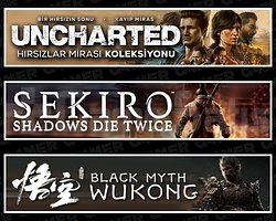Uncharted + Sekiro + Black Myth Wukong