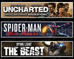 Uncharted +Spider Man Miles +Dying Light The Beast
