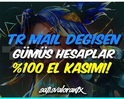TR - GÜMÜŞ,SİLVER - MAİL DEĞİŞEN - ELLE KASILMIŞ!