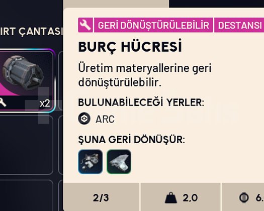 burç hücresi 2 adet