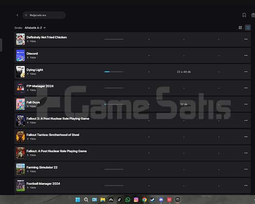 62 OYUNLU EPİC GAMES HESABI