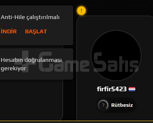 FRESH TR HESAP FACEİT SEÇKİN İSTEMİYOR ESKİ HESAP