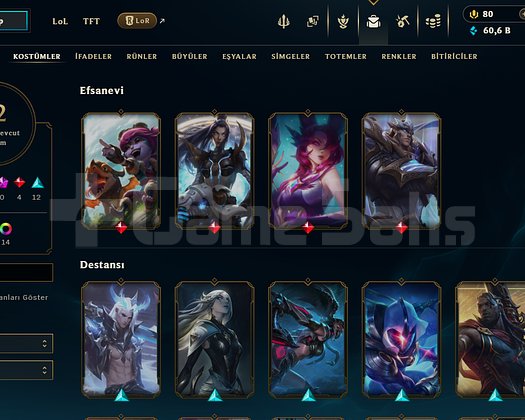 TR DERECELİ HAZIR HANDMADE 60k mavi öz 32 SKIN