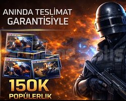 150 K POPÜLERLİK ANINDA TESLİM