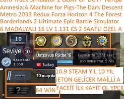 6 MADALYALI 16 LV FACEİT Borderlands 2 Ultimate Ep