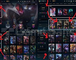 1289 LVL 356 SKINLI EUW SERVER +100K PAZARLIK OLUR