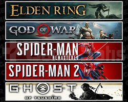 Elden + GOW + Spider 1 + Spider 2 + Tsushima