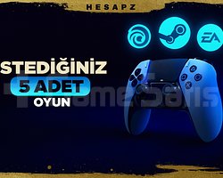 İstediğiniz 5 Oyun + Garanti