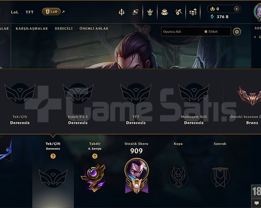 561 KOSTÜM 376K ÖZ 526 LVL EFSANE DOLU MAİL HESAP