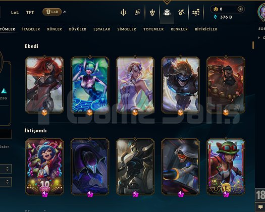 561 KOSTÜM 376K ÖZ 526 LVL EFSANE DOLU MAİL HESAP