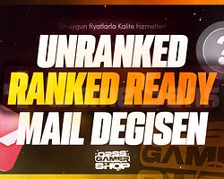 Mail Değişen Unranked Ready +20 Level